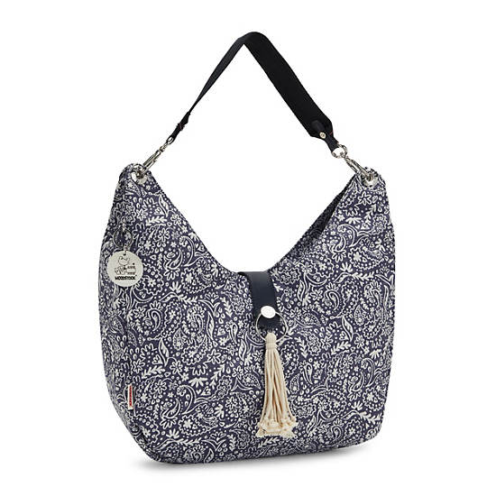 Sacs À Bandoulière Kipling Aleksy Medium Woodstock Bleu | FR 1844MQ